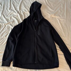Uniqlo Men's Black Zip-Up Sweater
